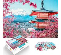 Puzzle pour Adultes et Adolescents 2000 pièces Le Printemps au Japon Fabriqué en Carton Convient aux Personnes âgées de 14 Ans et Plus Jouets de Jeu Car C'est Un pour Toute la Famille。