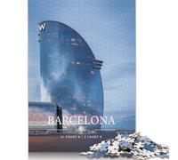 Puzzle pour Adultes et Adolescents Barcelone 1000 pièces - Puzzle en Papier - Jeu éducatif et créatif - 38 x 26 cm
