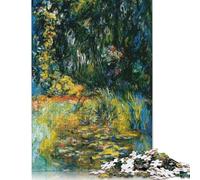 Puzzle pour Adultes et Adolescents « Le Bassin aux nymphéas » de Monet, Puzzle de 1000 pièces en Bois, Jeu éducatif et créatif, 1000 pièces (75 x 50 cm).