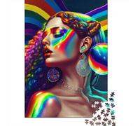 Puzzle pour adultes et adolescents Rainbow Spirit Puzzle pour adultes et adolescents Jeu familial 1000 pièces (75x50 cm)