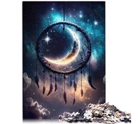 Puzzle pour Adultes et Enfants 1000 pièces Attrape-rêves en Bois Cadeau Amusant 19,7 x 29,5 Pouces