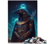 Puzzle pour Adultes et Enfants 1000 pièces Dieu de la Sagesse Premium Planche recyclée Jeu de Puzzle Familial Cadeaux d'anniversaire 10,27 x 14,96 Pouces