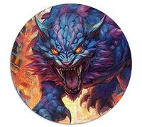 Puzzle pour Adultes et enfants1000 pièces Puzzle sphérique Tigre Géant Mythique Puzzles en Carton 67,5x67,5 cm