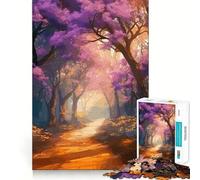 Puzzle pour Adultes Forêt enchantée Mystique, 1000 pièces, renforce la mémoire, se détend et s'amuse, qualité supérieure, pour Les fêtes (38x52cm)