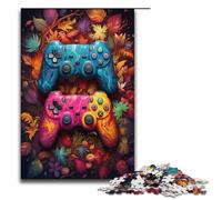 Puzzle pour Adultes Gamepad Plants 1000 pièces Puzzle en Bois pour Enfants à partir de 12 Ans Jouets éducatifs 1000 pièces (38 x 26 cm)