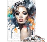 Puzzle pour Adultes Garfield Cosmique Portant des Lunettes - Puzzle de 1000 pièces en Papier - Convient aux Adultes de Plus de 18 Ans - Idée Cadeau Parfaite - 38 x 26 cm / 1000 pièces