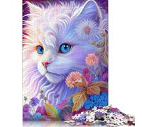 Puzzle pour Adultes Garfield Cosmique Portant des Lunettes, Puzzle en Bois de 500 pièces pour Adultes et à partir de 18 Ans, Jeux et Jouets, Cadeau, 500 pièces (52 x 38 cm)