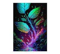 Puzzle pour Adultes Glowing Forest Path Puzzle pour Adultes - Jeu Manuel - Une Œuvre d'art - Idéal comme Cadeau pour Toute La Famille 38x26cm/1000pcs