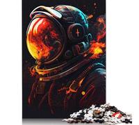 Puzzle pour Adultes « L'astronaute est Fou » - Nouveau Puzzle de 500 pièces en Bois - À partir de 18 Ans pour Adultes - 500 pièces (52 x 38 cm)