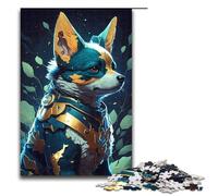 Puzzle pour Adultes Magic Realism Corgi Dog 1000 pièces Puzzle en Bois pour Adultes et Enfants à partir de 12 Ans 1000 pièces