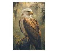 Puzzle pour Adultes Majestic Eagle in Forest Puzzles pour Adultes, Jouets À Monter Soi-même, pour S'amuser en Famille, Une Offre Idéale comme Cadeau pour Toute La Famille 75x50cm/1000pcs