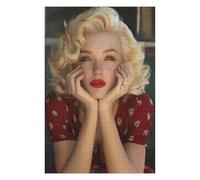 Puzzle pour Adultes Marilyn Monroe 1000 pièces pour Adultes et Enfants à partir de 10 Ans Puzzle en Carton Jeux éducatifs Décoration de la maison-50x70cm