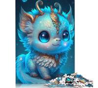 Puzzle pour Adultes, Mignon bébé Dragon, Jeu éducatif, 1000 pièces (75 x 50 cm)
