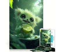 Puzzle pour Adultes Monstre Citron décharné de 1000 pièces Un Jeu de mémoire Amusant,découpé avec précision et Facile à Apprendre,idéal pour Toute la Famille (38x26cm)