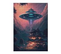 Puzzle pour Adultes, Motif Flying Saucer Maya, Format 300 PCS