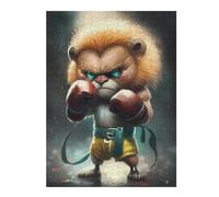 Puzzle pour Adultes, Motif Pro Lion Cub Boxer, Format 500 PCS