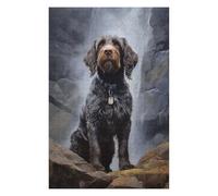 Puzzle pour Adultes, Motif Wirehaired Pointing Griffo, 1000 PCS