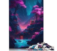 Puzzle pour Adultes Nature Mystique 1 1000 pièces Puzzles en Bois Puzzles pour Les 18 Ans et Plus pour Adultes 1000 pièces (75x50cm)