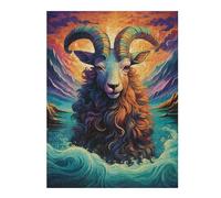 Puzzle pour Adultes Oceanic Ram Majesty Puzzle pour Adultes - Jeu Manuel - Une Œuvre d'art - Idéal comme Cadeau pour Toute La Famille 52x38cm/1000pcs