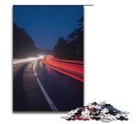 Puzzle pour Adultes Paysage d'autoroute 1000 pièces Puzzle en Bois pour Adultes et Enfants à partir de 12 Ans 1000 pièces (38 x 26 cm)