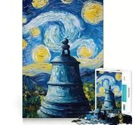 Puzzle pour Adultes Paysage de Ciel étoilé 1000 pièces, Casse-tête, Passe-Temps à la Maison, Assemblage d'image, Cadeau mémorable 38x52cm