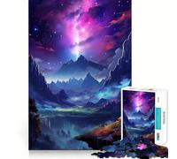 Puzzle pour Adultes Paysage de la Vallée de l'espace 1000 pièces Jeu de mémoire Amusant Découpe de Haute précision Facile à Apprendre Plaisir en Famille (38x26cm)