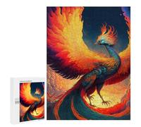 Puzzle pour Adultes Phoenix Rising Mythical Firebird Artwork -3 Puzzles pour Adultes Améliorez Votre Mémoire Activités Ludiques À La Maison Idéal comme Cadeau 500 PCS