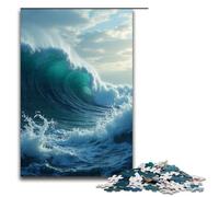 Puzzle pour Adultes Pine Waves () Puzzle en Bois 1000 pièces pour Jeux en Famille 1000 PCS (75x50cm)