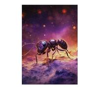 Puzzle pour Adultes Purple Ant on Abstract Background Puzzle Jeux De Famille Une Œuvre d'art Cadeaux Uniques pour Un Anniversaire Et Noël