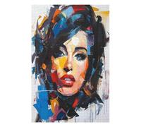 Puzzle pour Adultes Puzzle 1500 pièces Enfant Amy Winehouse Décoration d'intérieur Festival Moderne Cadeau à Faire soi-même Jeu intellectuel-57x87cm