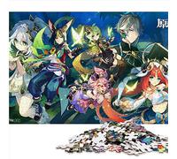 Puzzle pour Adultes Puzzle de 1000 pièces Genshin Impact Puzzle en Bois pour Adultes et Enfants œuvre d'art Cadeau Taille : 50x75 cm