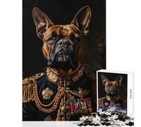 Puzzle pour Adultes Puzzle de 1000 pièces L'Empereur des Chiens Jeu Impossible Cadeau d'anniversaire Passe-Temps à la Maison (38x52cm)