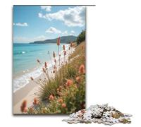 Puzzle pour Adultes Reed Flower Beach 1000 pièces Puzzle en Bois pour Adultes et Enfants à partir de 12 Ans 1000 pièces (75 x 50 cm)