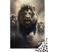 Puzzle pour Adultes Renard Astronaute néon 1000 pièces - Puzzle en Papier - Convient aux Adultes de Plus de 18 Ans - Décoration intérieure - 38 x 26 cm / 1000 pièces