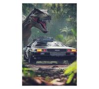 Puzzle pour Adultes Retour vers Le Futur 1500 pièces pour Adultes et Enfants Depuis des années Puzzle en Carton Jeux éducatifs Décoration de la maison-57x87cm