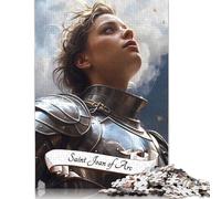 Puzzle pour Adultes « Sainte Jeanne d'arc » - Puzzle de 1000 pièces en Bois - Jeu éducatif Familial pour Adultes et Adolescents - 1000 pièces (75 x 50 cm)