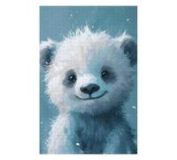 Puzzle pour Adultes Smiling Polar Bear Cub Puzzles pour Adultes, Jouets À Monter Soi-même, pour S'amuser en Famille, Une Offre Idéale comme Cadeau pour Toute La Famille 75x50cm/1000pcs