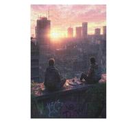 Puzzle pour Adultes The Last of Us 1000 pièces pour Adultes et Enfants Depuis des années Puzzle en Carton Jeux éducatifs Décoration de la maison-26x38cm