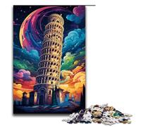 Puzzle pour Adultes Tour penchée de Pise Italie 1000 pièces Puzzle Excellent Cadeau Convient aux Adolescents de 14 Ans et Plus 1000 pièces (75 x 50 cm)