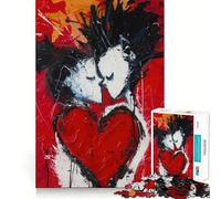 Puzzle pour Adultes Unis par l’Amour 1000 pièces,Jeu de réflexion,Cadeau,découpe de Haute précision,activité relaxante à Faire en Groupe à l’intérieur (38x26cm)