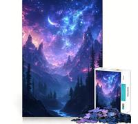Puzzle pour Adultes Vallée de la Galaxie Cosmique étoilée », 1000 pièces, Jeu d'exercice Mental, détente et création, pour Les vœux du Père Noël 50x75cm