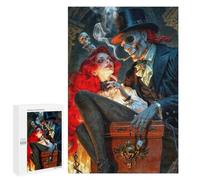 Puzzle pour Adultes1000 PCS Baron Samedi and Maman Brigitte Casse-tête pour Adolescents, Jeu De Réflexion, Décoration Intérieure, Cadeau d'anniversaire Unique 1000 PCS