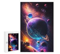 Puzzle pour Adultes1000 PCS Beyond The Horizon Galaxie Puzzle Casse-tête, Jeu D'assemblage De Motifs, Cadeau d'anniversaire Unique 1000 PCS