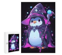 Puzzle pour Adultes1000 PCS Cute Magical Penguin Puzzle Casse-tête, Jeu D'assemblage De Motifs, Cadeau d'anniversaire Unique 1000 PCS