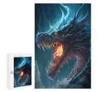Puzzle pour Adultes1000 PCS Dragon Fire Fantasy Artwork -1 Puzzle pour Adolescents pour S'amuser en Famille, Un Défi Éducatif, Un Cadeau d'anniversaire Unique 1000 PCS