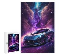 Puzzle pour Adultes1000 PCS Galactic Sports Car Artwork-7 Puzzle pour Adolescents pour S'amuser en Famille, Un Défi Éducatif, Un Cadeau d'anniversaire Unique 1000 PCS