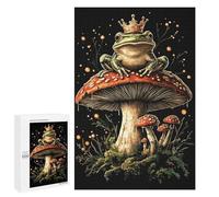 Puzzle pour Adultes1000 PCS Goblincore - Frog Kind on Casse-tête pour Adolescents, Jeu De Réflexion, Décoration Intérieure, Cadeau d'anniversaire Unique 1000 PCS