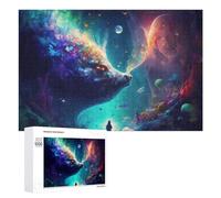 Puzzle pour Adultes1000 PCS Magical Encounter A Whimsical Fantasy Scene Puzzles pour Adolescents, Jouet, Décoration Murale, Passe-Temps, Cadeau d'anniversaire, Cadeaux, 1000 PCS