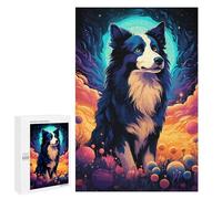 Puzzle pour Adultes1000 PCS Magical Fantasy Dog Artwork Puzzle pour Adolescents pour S'amuser en Famille, Un Défi Éducatif, Un Cadeau d'anniversaire Unique 1000 PCS