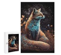 Puzzle pour Adultes1000 PCS Magical Fox Art Print Casse-tête pour Adolescents - Jeu De Réflexion - Améliore La Mémoire - Aide À Exercer Le Cerveau 1000 PCS
